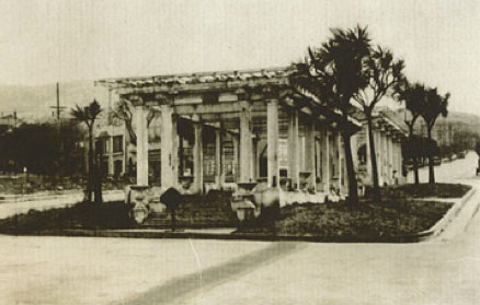 A photo of Naples Piazza from 1915, built for the Pan-Pacific Exposition. Source: SF Planning Dept.