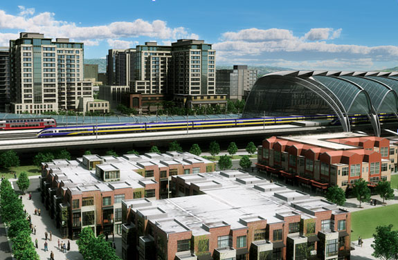 A future San Jose Diridon Station with high-speed rail. Image: CHSRA