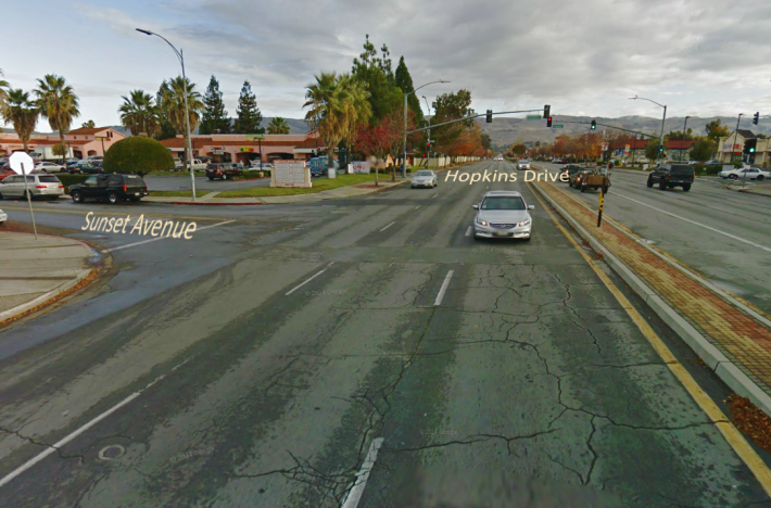 Story Road at Sunset Avenue & Hopkins Drive, San Jose
