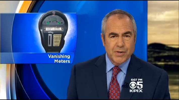 Ken Bastida solved the mystery of the "vanishing meters." Image: KPIX