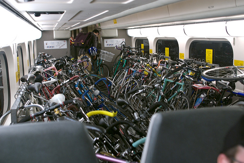 Despite promises, it looks as if Caltrain still plans to decrease space for bikes on its future electric trains.