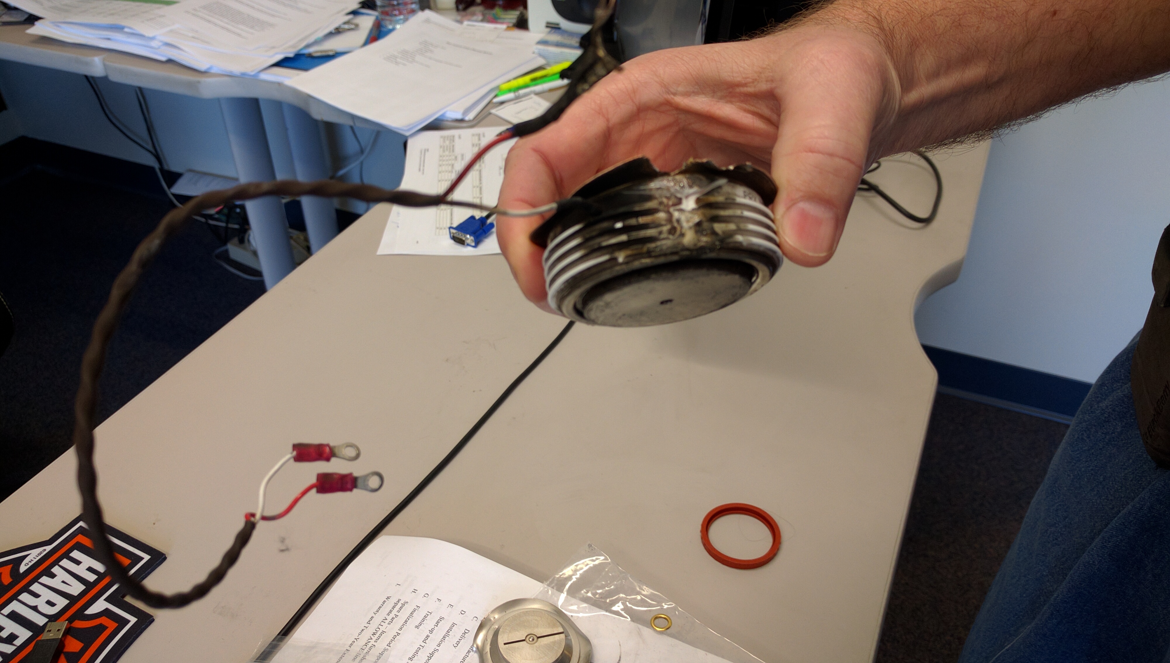 Somehow this thyristor pack, which should be able to handle 3x the voltage it should ever encounter in the BART system, is getting fried. Photo: Streetsblog.