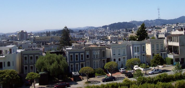San Francisco's Western Addition. Will it take the feds to solve the Bay Area's housing woes? Image: Wikimedia Commons.