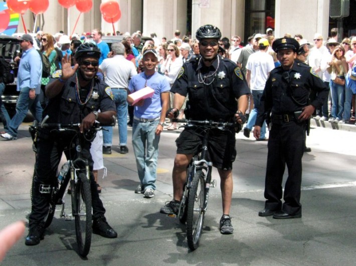 THIS is what bike patrols look like. Photo: Violet Blue.