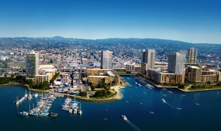 SPUR looked at the Brooklyn Basin and the transformative effect it will have on the Oakland waterfront. Image: Signature Properties.