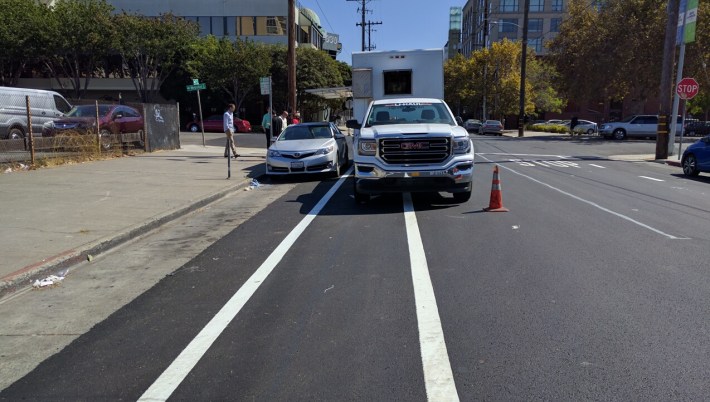 KK needs to pass. But Oakland also needs to change its ways when it comes to street treatments. Photo: Streetsblog
