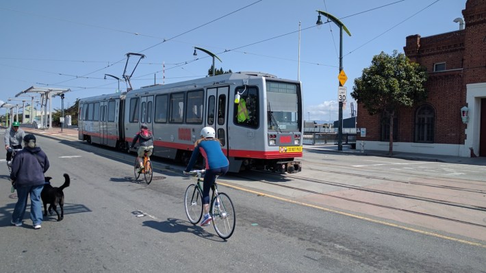 Speeding up existing lines, such as the T Third seen here, is high on the agenda.