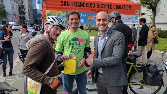 Mike Kramer, David Pashich, and SFBC's Director, Brian Wiedenmeier