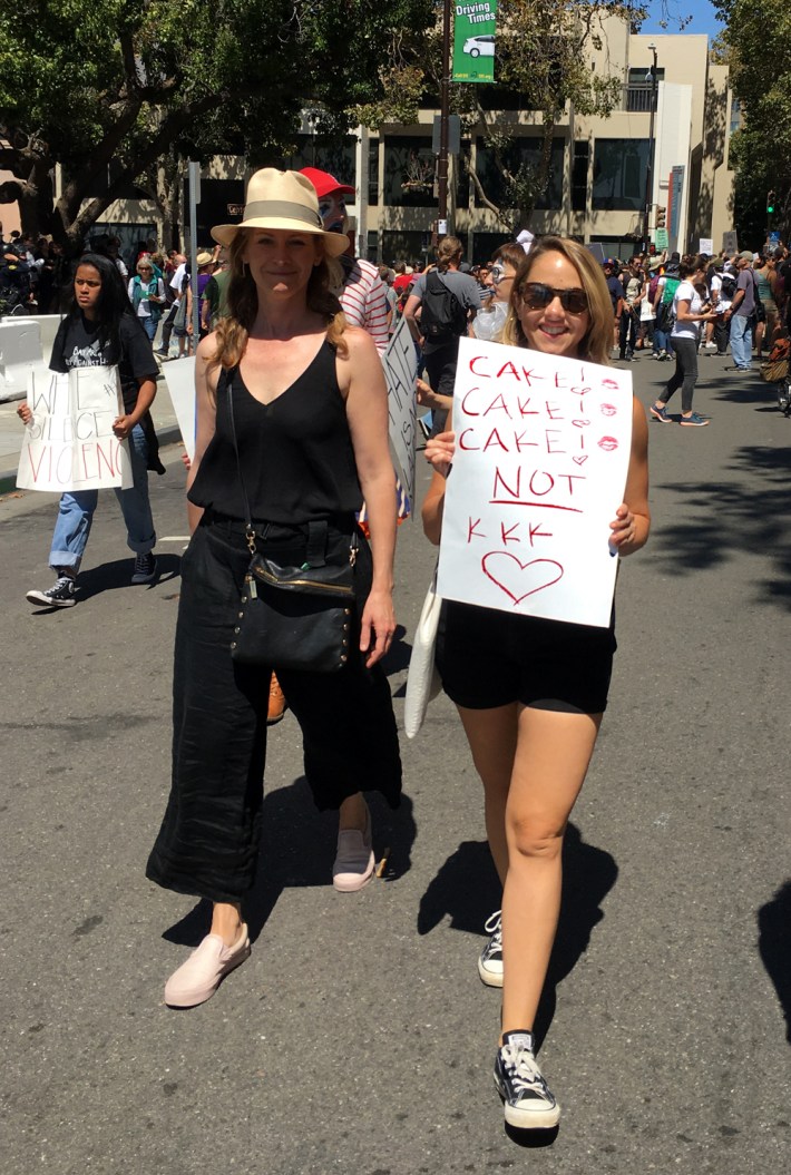 Berkeley prefers cake to the KKK. Photo by Melanie Curry