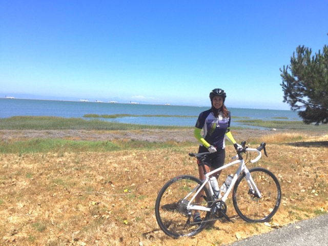 Reena in Marin a few hours before her crash