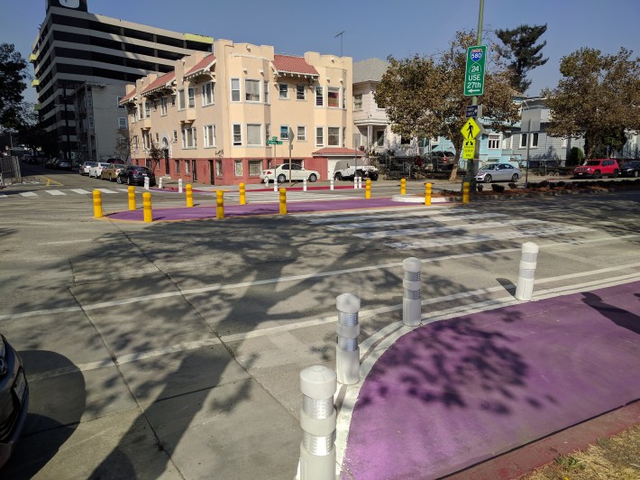 The crossing at Harrison and 23rd. Photo: Streetsblog/Rudick