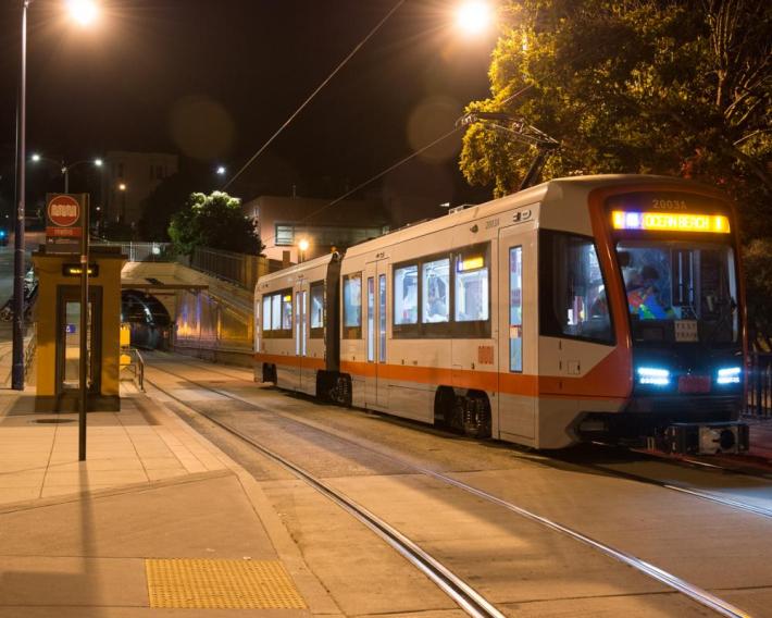 Muni's new train. Photo: SFMTA