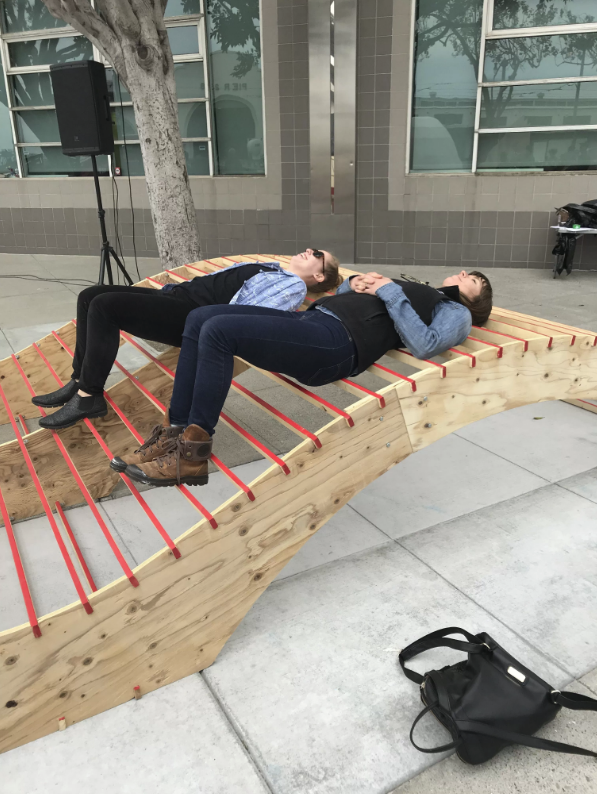 Nap time on the sidewalk of Spear Street. Photo: Paul Chasan