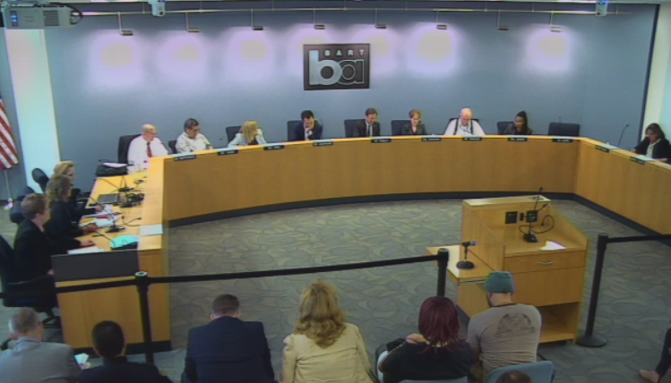 The BART board heard from staff and the public about proposed security upgrades to BART, 2018