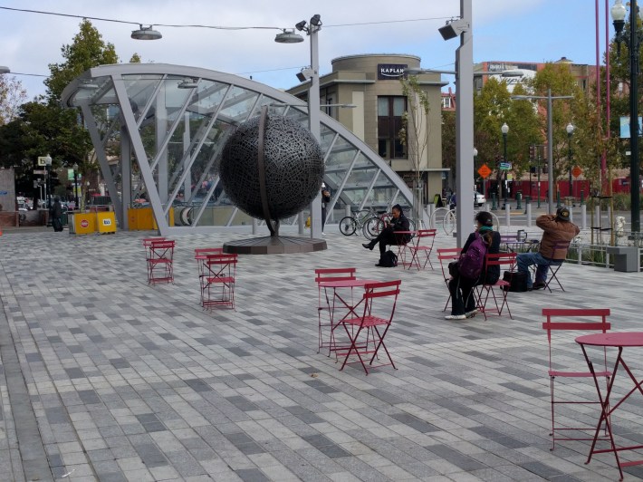 The new plaza above Berkeley BART