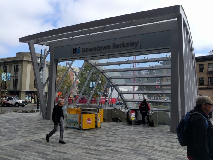 The new main entrance where the rotund once stood