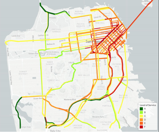 Peak period traffic congestion. Image: CTA