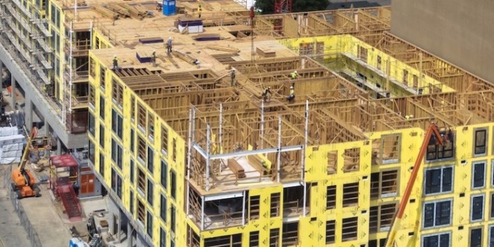Oakland construction. Without investors, this doesn't happen. Photo: SPUR