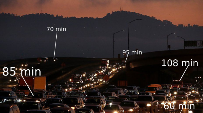 Super commutes are becoming more common as more and more people are displaced