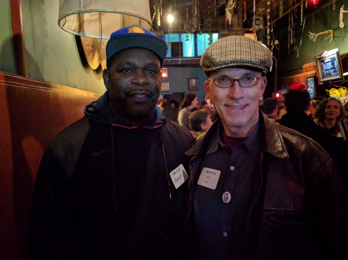 Alvin Lester, whose son was killed in 2014, and John Lowell, who was hit in 2001.
