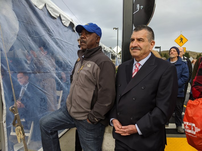 Farhad Mansourian, General Manager of SMART, on the right