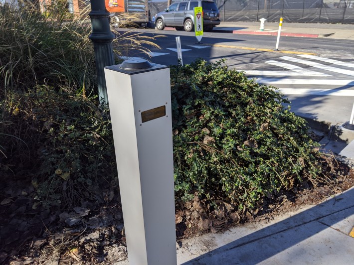 A pedestrian detector eliminated the need for a beg button