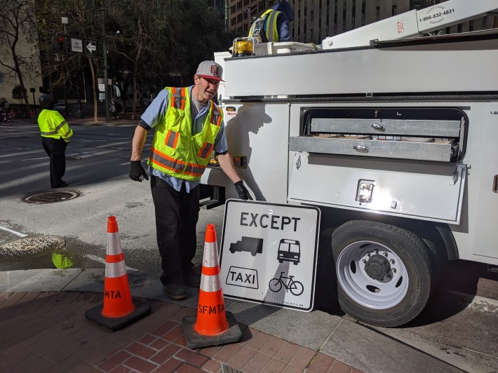 SFMTA is still adding signs