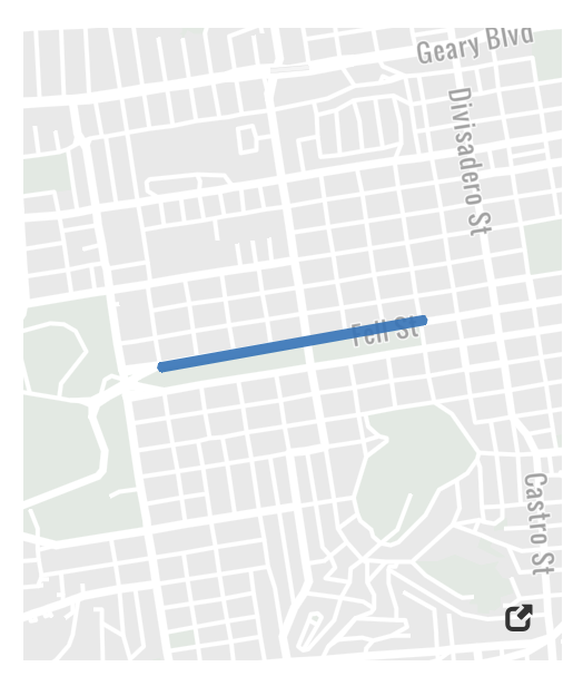 Map from SFMTA