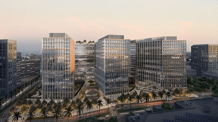 A rendering of San Jose's future "City View" development. Image: Jay Paul Co.