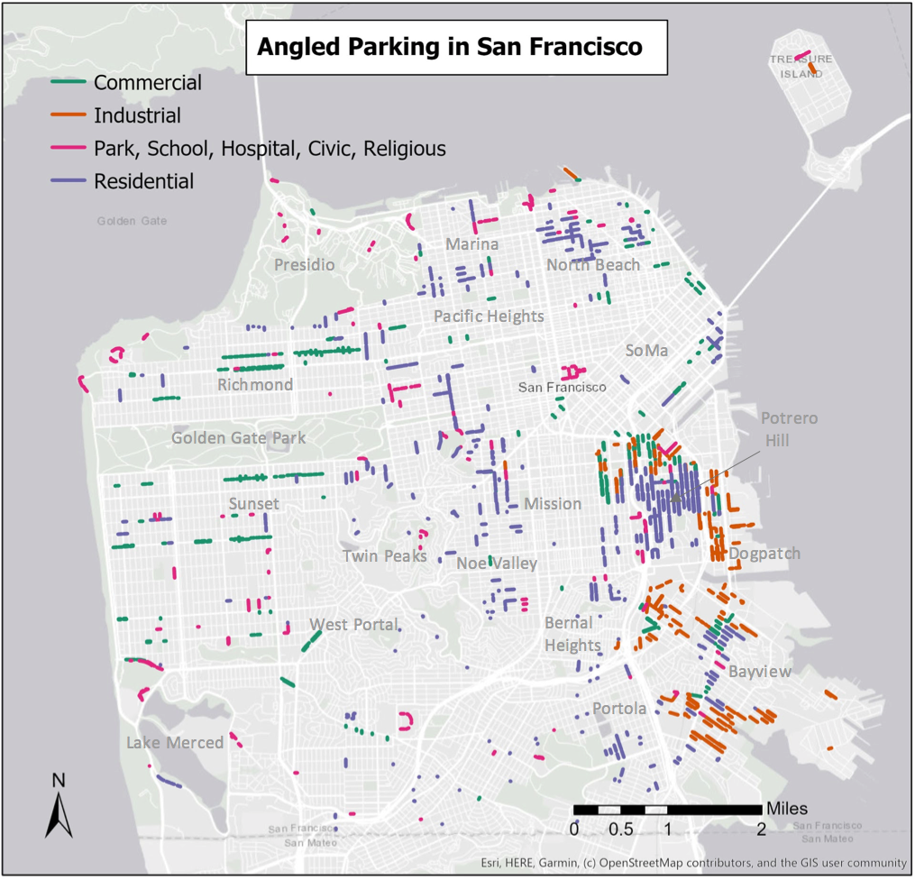 What Is Angle Parking and Why Is It Safer? » Way Blog