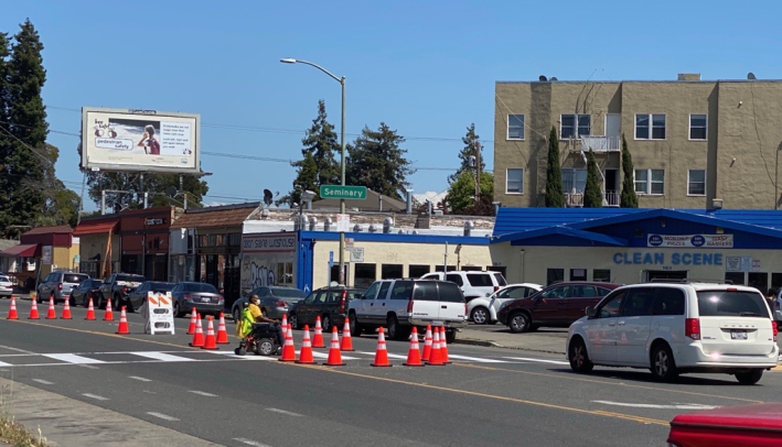 Oakland's 'essential places' program helps people get to shopping. Photo: OakDOT