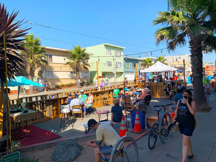 A 'shared space' on Taraval. Photo: SFPlanning