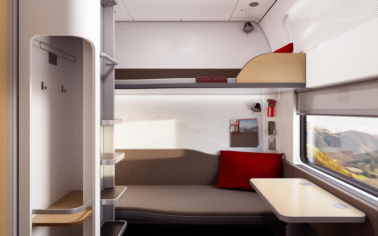 A modern "Night Jet" sleeper in Europe. Image: OBB