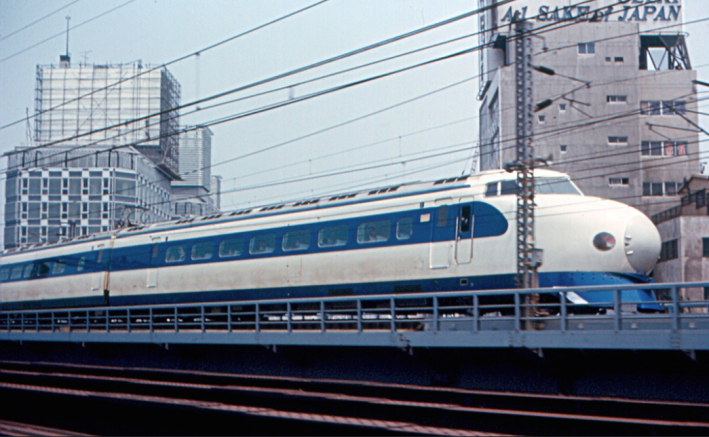 The world's first high-speed train, in Japan, 1964. The U.S. has a half-century of catching up to do. Photo credit: Roger W.