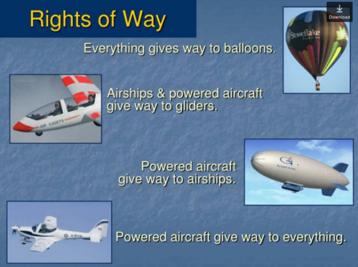 Aviation basics. Why wouldn't we apply the equivalent on our streets? Source: Airmanship 2 Leading Cadet Training Rules of the Air, Royal Air Force Cadets.