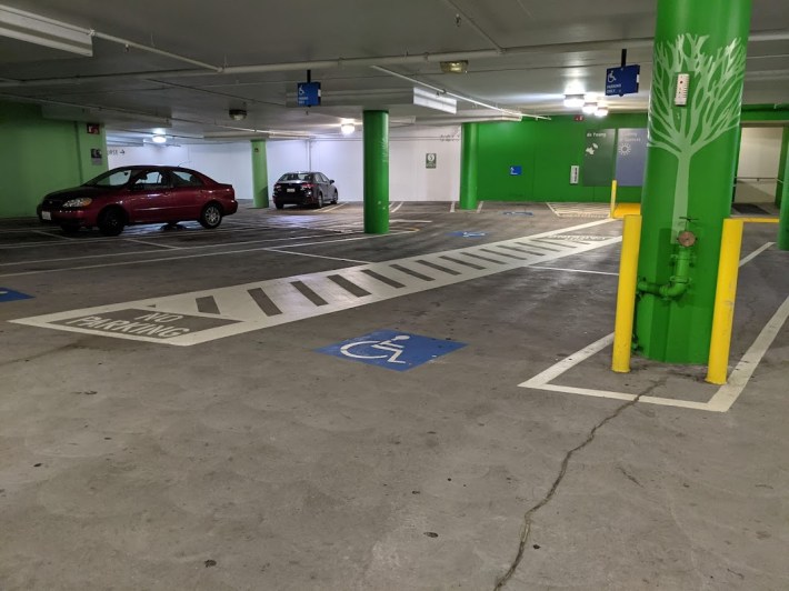 More underground disabled parking in Golden Gate Park. Photo: Streetsblog/Rudick