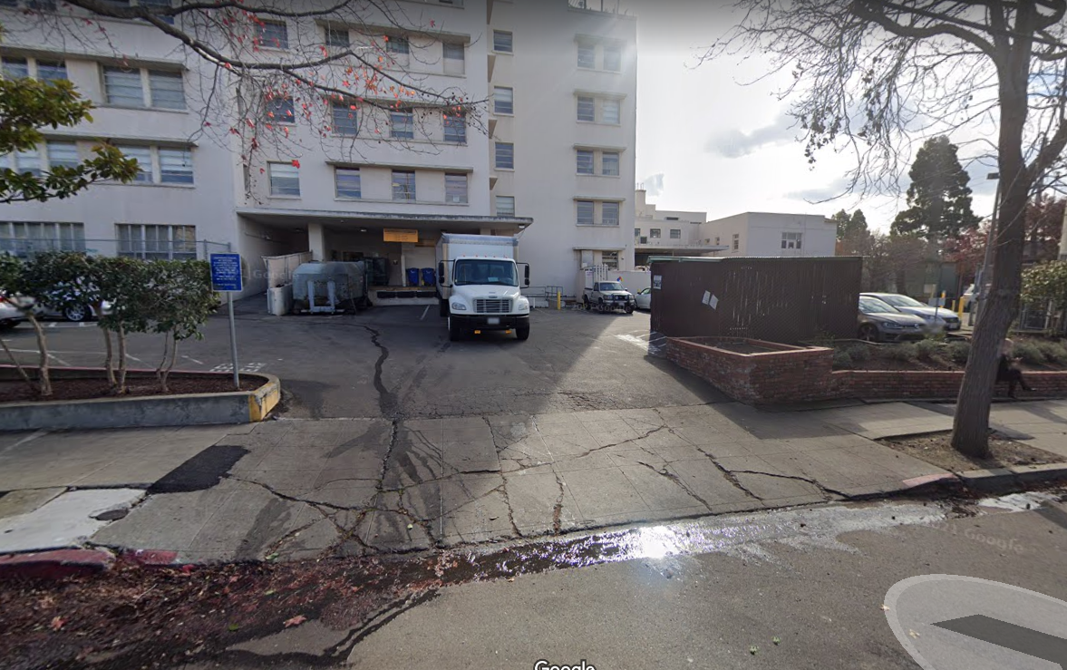 The same loading dock and tanks are accessible via Haste. Image: Google maps