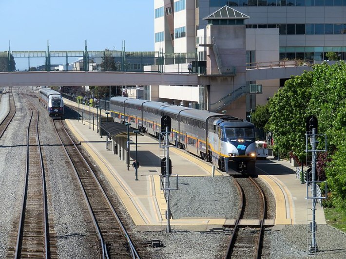 Emeryville's Amtrak station. Photo: Wikimedia Commons