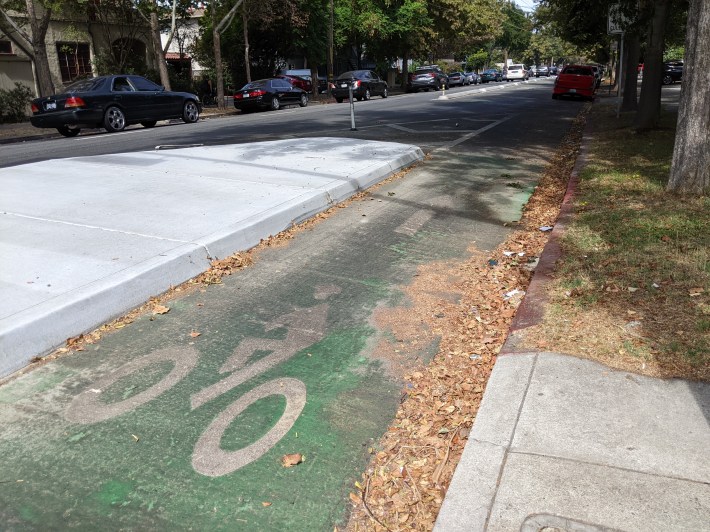 Local-access lanes on 10th are an improvement, but they still require cyclists to zipper with motorists at intersections