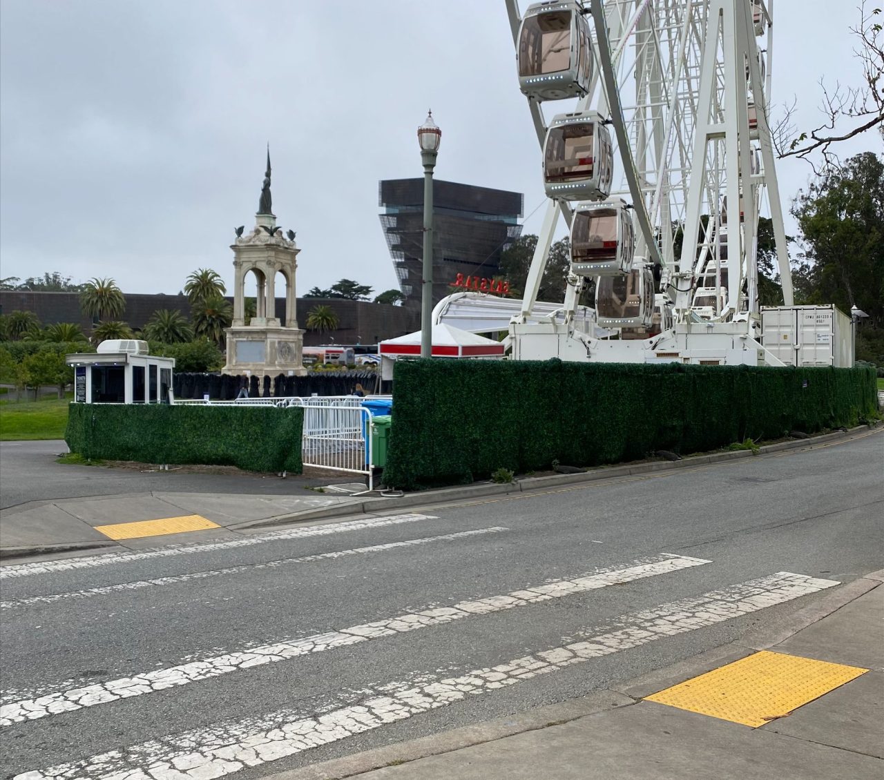 The alternate route around the Ferris wheel. Photo: Park and Rec