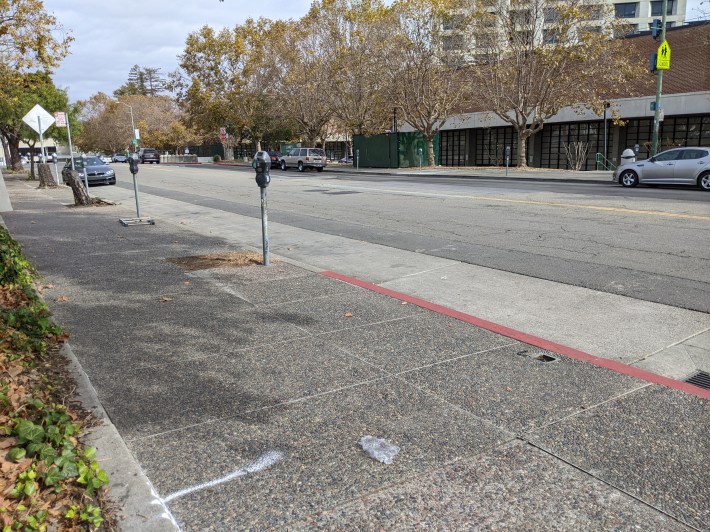 Actually, there was plenty of legal street parking, and there were spots in the BART surface lot