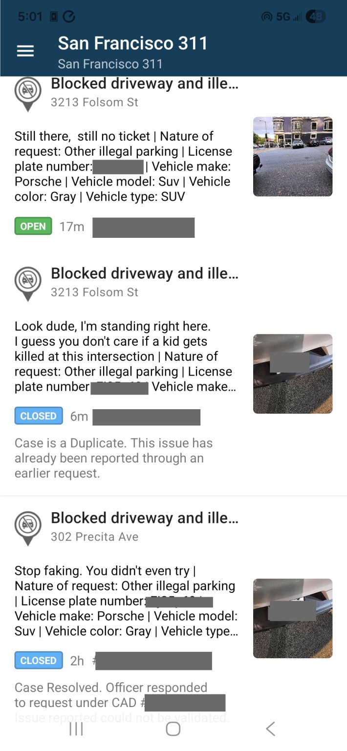 Greenpoint Avenue in September 2022, where car crashes and injuries increased in the absence of a protected bike lane. (Photo: Jesse Coburn)