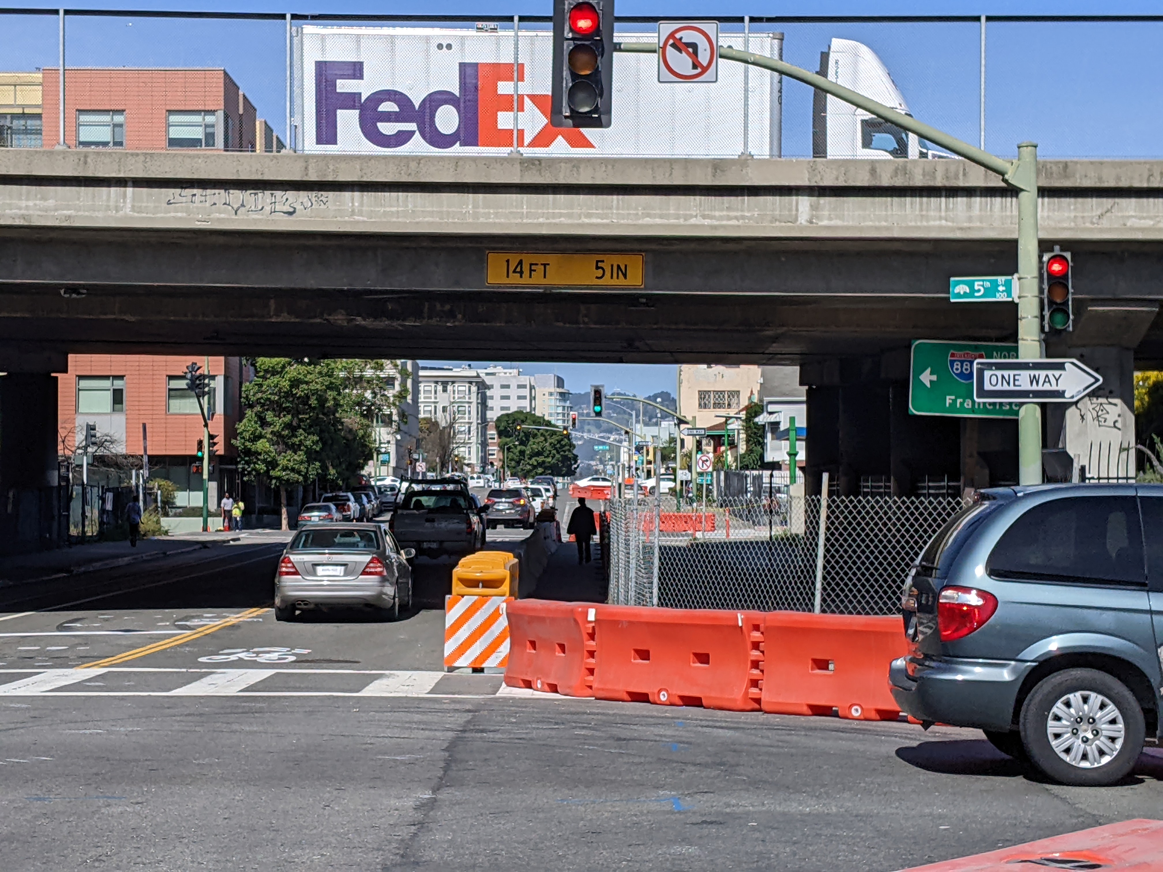 Caltrans Rips out Oakland Bike Lanes - Streetsblog San Francisco